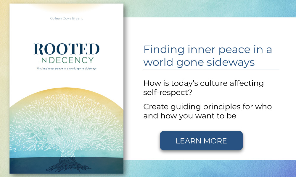 Rooted in Decency book on self-respect, living by core values