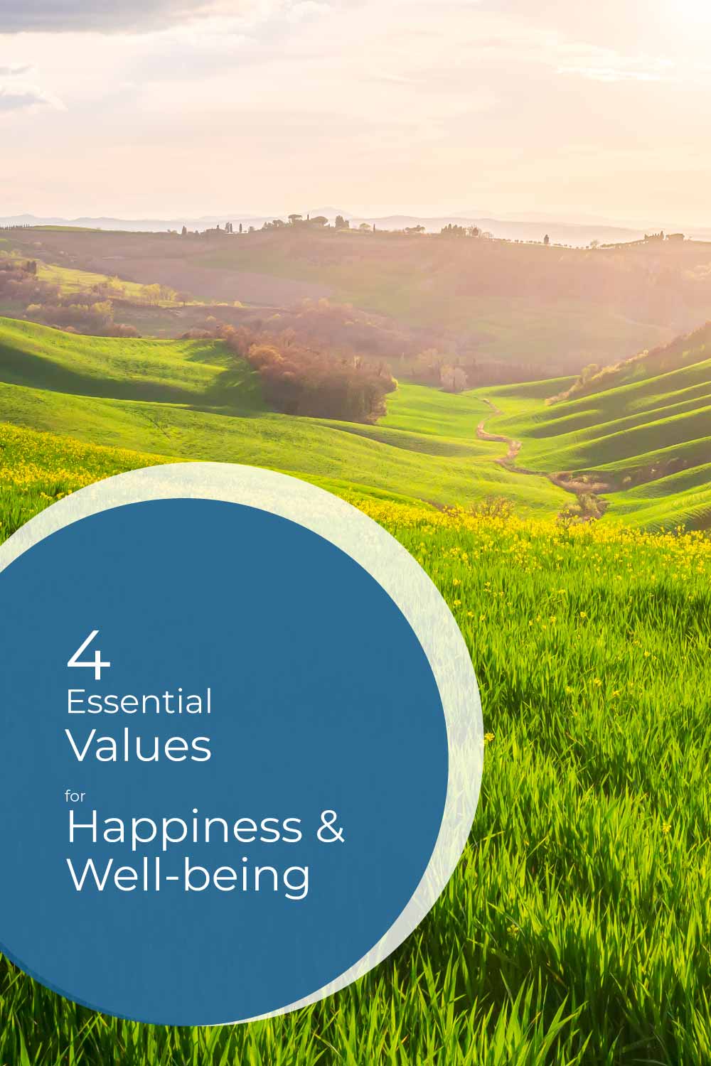 4 essential values for happiness and well-being