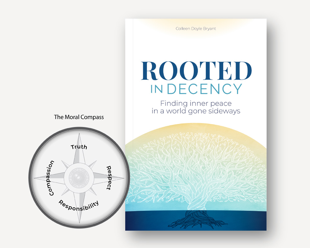 Book on values and defining a moral compass: Rooted in Decency